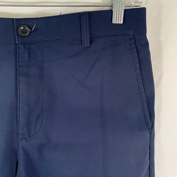 IZOD Golf Shorts Men's 32 Solid Blue Straight Chino Pockets Discolored - Picture 4 of 7